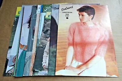 Multi-list Selection Of Mixed Brand Lady’s/mens Etc Knitting Patterns (a) • £2.95