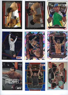 (9) UFC Rookie Card Lot Gomi Burns Chandler Nelson Prizm And More • $0.99