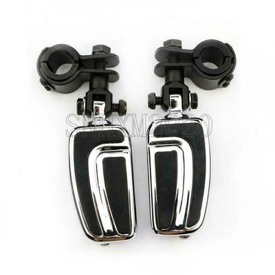 $74.68 • Buy 1  To 1-1/4  Engine Guard Foot Pegs For Yamaha V Star 650 950 1100 1300 Classic
