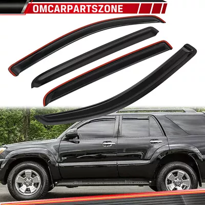 Window Visor Vent Sun Shade Rain Guard Deflectors For 2003-2009 Toyota 4Runner • $30.95