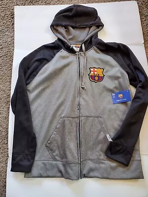 Barcelona FCB Soccer Hoodie Mens Size L • $24.99