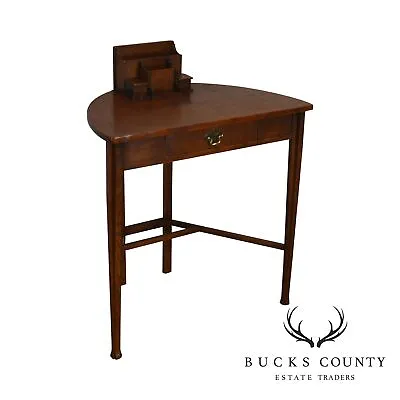 Mission Oak Half Round Desk • $1195