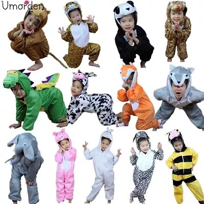 Halloween Children Kids Cartoon Animal Costume Costumes Cosplay For Boy Girl • $9.48