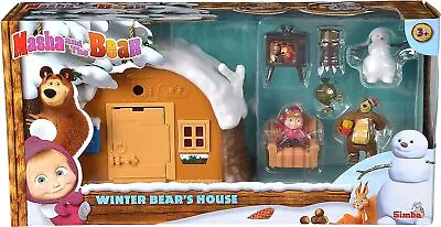 Masha  The Bear Winter Bear Playhouse Playset • $53.31