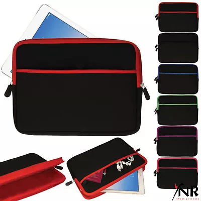 Neoprene Zipped Protective Sleeve Cover Case Apple IPad 2017 9.7  • £7.99