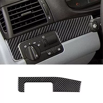 For BMW 3 Series E46 Carbon Fiber Car Interior Driver Side Dashboard Cover Trim • $13.56