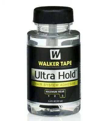 Walker Tape Ultra Hold Glue-Adhesive – 3.4 Fl Oz Brush On *New • £31.95