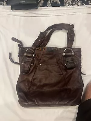 B Makowsky Brandy Colored Leather Satchel • $30