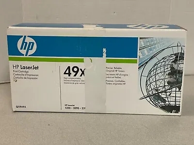 New Genuine HP 49X (Q5949X) Black Toner For HP 1320 3390 3392 Sealed • $50