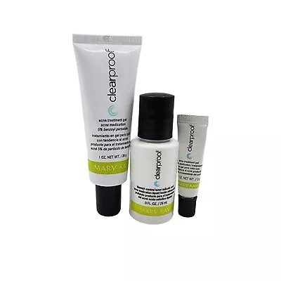 Mary Kay Clear Proof Acne System 3 Piece Travel Sample Size NOB Gel & Toner • $17.95