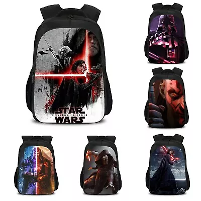 Star Wars Toddlers School Backpacks Students Laptop Shoulder Bag Book Bags Gift • $28.49