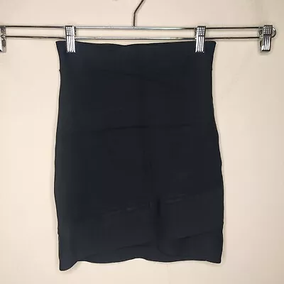 BCBGMAXAZRIA Bandage Skirt Small Black Stretch Mini • $13.99