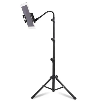 1 Pcs 360° Rotating Gooseneck 57-inch Floor Stand For Tablet IPad Floor Stand • £51.06
