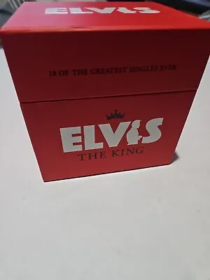 ELVIS PRESLEY Great 18 X CD Singles Box Set  Elvis The King   Box No - 775  • $112.05
