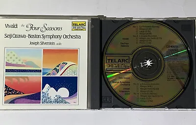 Vivaldi The Four Seasons TELARC JAPAN CD 80070 OZAWA SILVERSTEIN DIDZ-10026 • $17.50