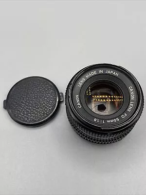 Canon FD 50mm 1:1.8 Camera Lens For AE-1 A1 T50 • $34.88