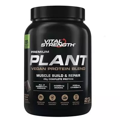 Vital Strength Plant Vegan Protein 1kg Chocolate • $54.99