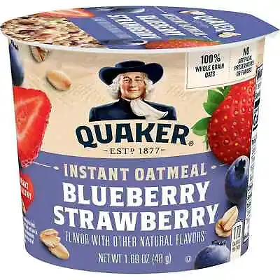 Quaker Instant Oatmeal Blueberry & Strawberry 1.69 Oz • $3.50