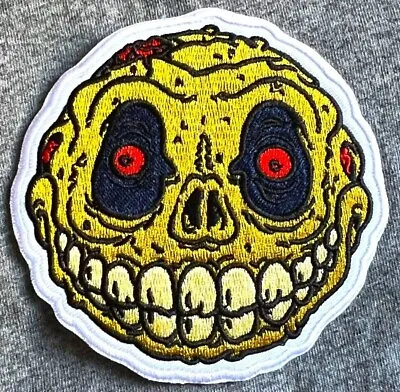 MADBALLS Embroidered Figure Ball Patch  SKULL FACE Action Bone Head Skeleton  • $11