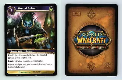 Wound Poison #90/319 March Of The Legion Uncommon Warcraft 2007 TCG Card • $2.09