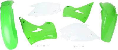 Acerbis Plastic Fender Body Kit Green White Kawasaki KX125 03-05 • $142.95
