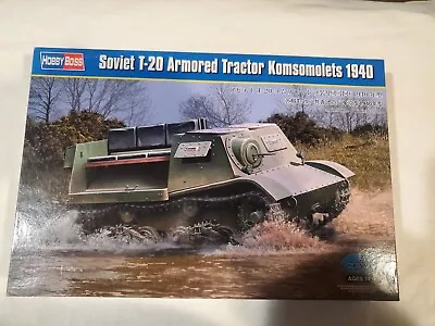 Hobby Boss 83848 Soviet T-20 Armored Tractor Komsomolets 1940 1:35 Scale • $22.95