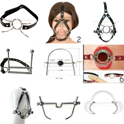 Bondage Open Mouth Plug Stuffed Oral Gag Slave Harness Belts Restraint  • $14.29