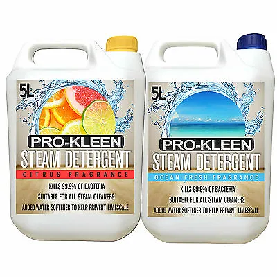 ProKleen Compatible With Vax Steam Mop Detergent Floor Cleaner Ocean Citrus 10L • £21.95