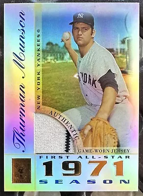 2003 Topps Tribute #TR-TM Thurman Munson Perennial All-Star Relics Worn Jersey • $39.99