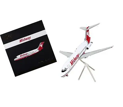 McDonnell Douglas DC-9-15 Commercial Aircraft Midway Airlines White With Red 200 • $101.26