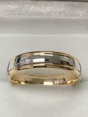 14k Two Tone Gold Mens Wedding Bands • $630