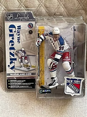 2006 Mcfarlane Legends Series 3 Wayne Gretzky New York Rangers Action Figure New • $42.95