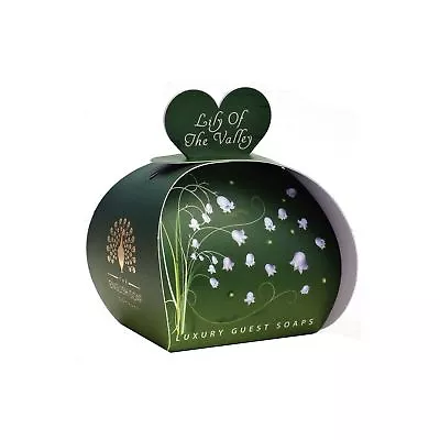 English Soap Co 3 X 20g Lily Of The Valley Luxury Small Heart Shaped Guest Soaps • £7.49