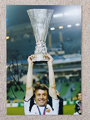 Amedeo Carboni Valencia Cf Uefa Cup Final 2004 Signed 12x8 Inch Colour Photo • £12.99