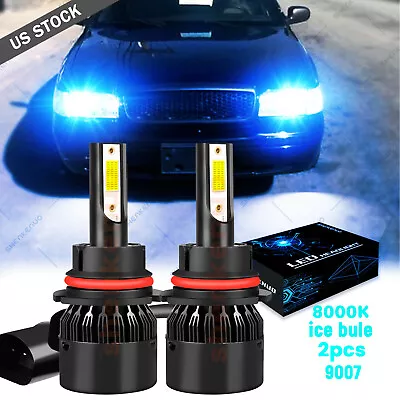 For FORD Crown Victoria 1998-2011 9007 HB5 8000K LED Headlight Bulbs Hi-Lo Beam • $23.24