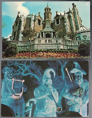 2 Vintage 1970's Haunted Mansion Disney World Postcard • $4.99