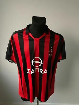 AC Milan Football Jersey T-Shirt Men's Size XL SB424 • £19.60