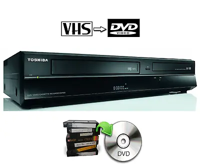 £149.99 • Buy Toshiba DVR20KB DVD VHS Recorder Combo Copy VHS To DVD