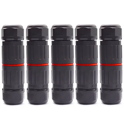 £3.88 • Buy 5 X 3 Pole Core Joint Outdoor IP68 Waterproof Electrical Cable Wire Connector