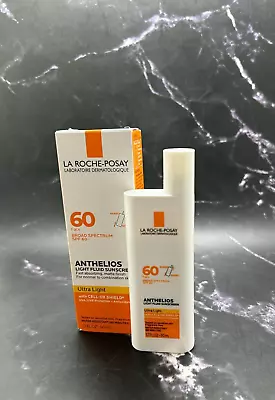 La Roche-Posay Face SPF 60 Anthelios Light Fluid Sunscreen Ultra Water R-1.7 Oz- • $23.70