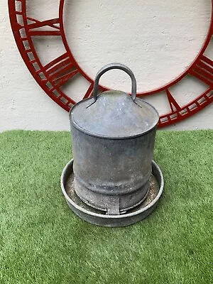 Vintage Galvanised Water Feeder GT97 • £25