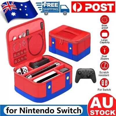 Storage Carrying Case Travel Bag For Nintendo Switch/OLED Console Accessory • $23.74