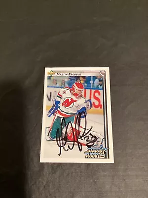 Martin Brodeur/Devils Autographed 1992-93 Upper Deck Rookie Card • $1.99