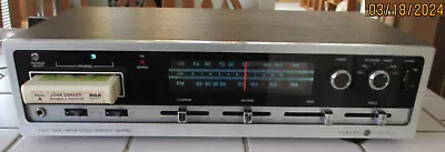 General Electric Model 9-7110A 8-Track AM-FM Stereo - Tape Phono & Aux Inputs • $75.42