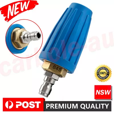 Turbo Rotary Rotating Nozzle For Pressure Washer 1/4  Quick Connect 5000PSI MAX • $25.89