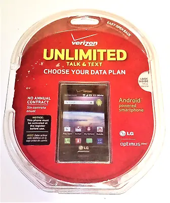 Verizon Unlimited Talk & Text No Annual Contract Prepaid Phone -New- • $55