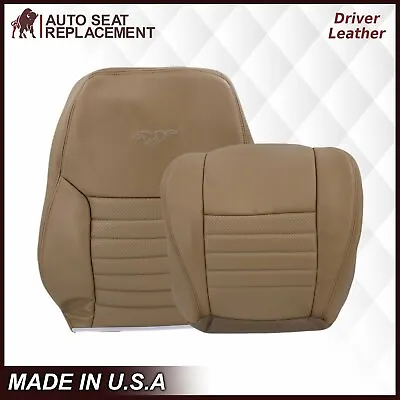 1999-2004 Mustang GT Coupe In Parchment Tan Driver Bottom & Back In Leather • $300.75