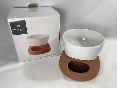 MICHAEL GRAVES DESIGN Stacking Nut Bowl Or Fondue Bowl - New In Sealed Box. • $19