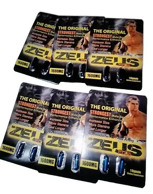 Zeus 1600 Male Supplement 6 Pcs ( 12 Pills ) • $22.99