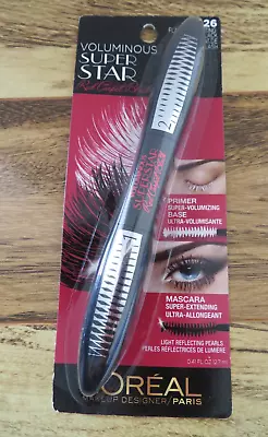 Loreal Paris Voluminous Super Star Mascara # 626 FLASH-REFLECTING BLACK .41 Oz • $18.99